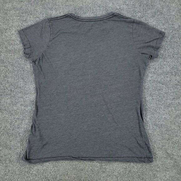Columbia Shirt Women's Large Gray Graphic Tee Crew Neck Short Sleeve Top Adult L - Picture 10 of 16